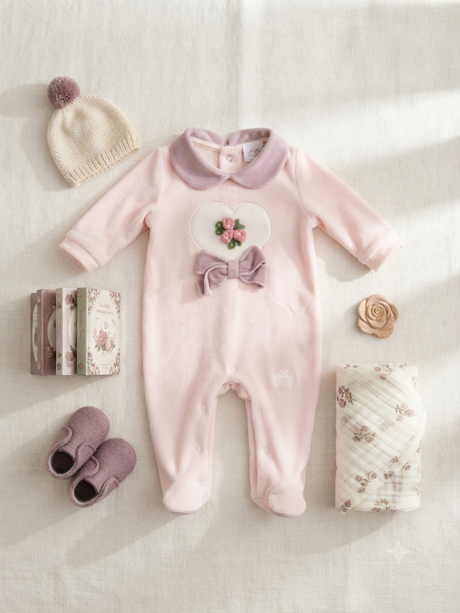 Tutina in ciniglia neonata MELANIE