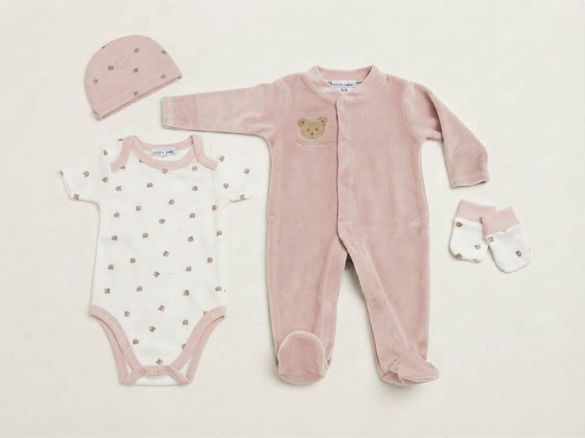 Set Nazareno Gabrielli teddy 4 pezzi 3590