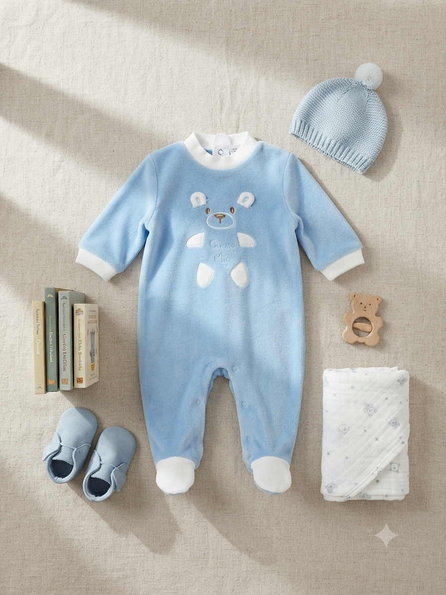 Tutina in ciniglia neonato piccole emozioni