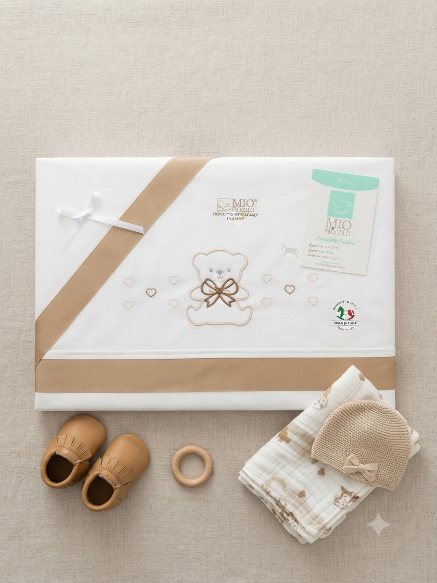Mio piccolo- Completo Lenzuola 3 Pezzi Lettino