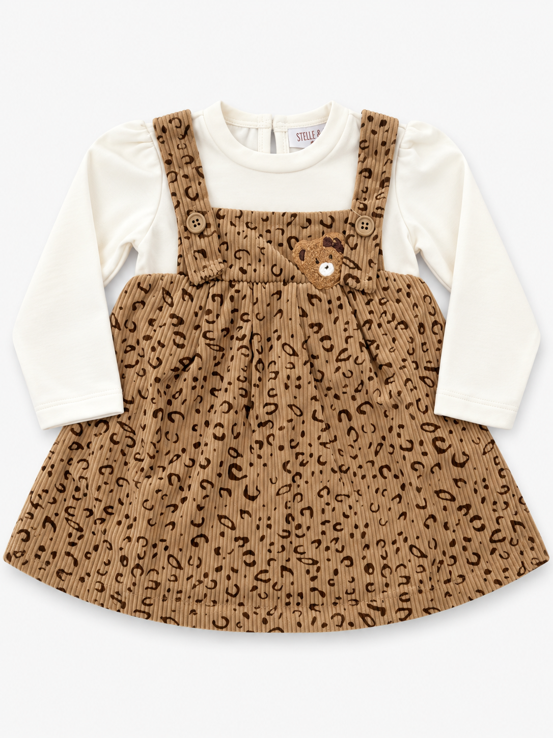 Salopette stelle e pupi teddy 1508