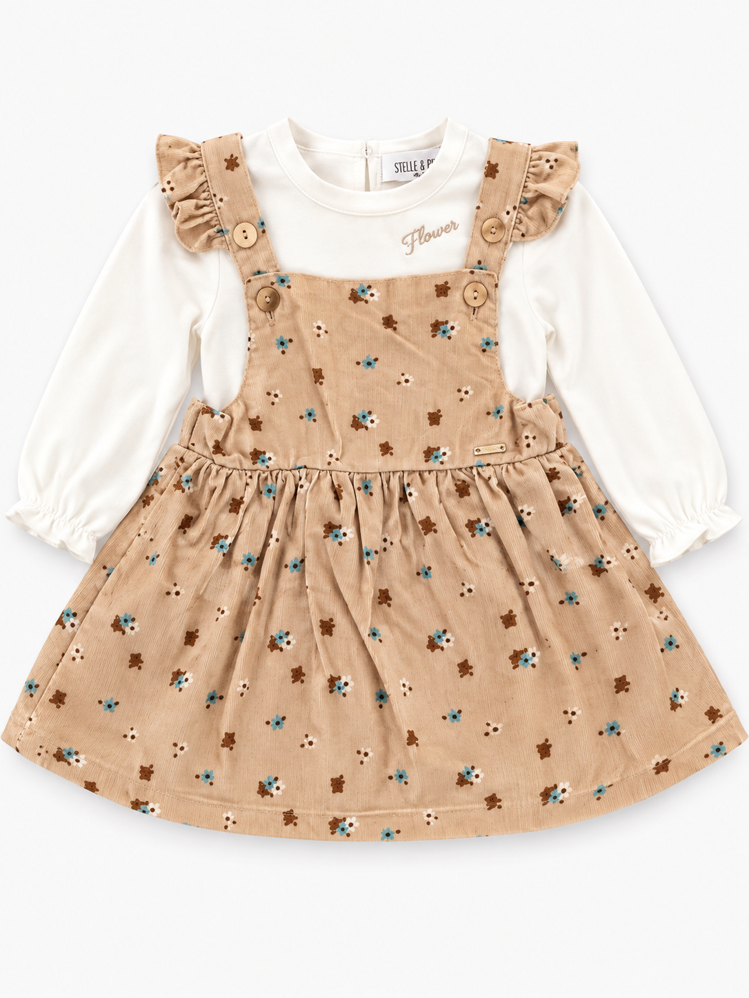 Salopette stelle e pupi teddy 1505