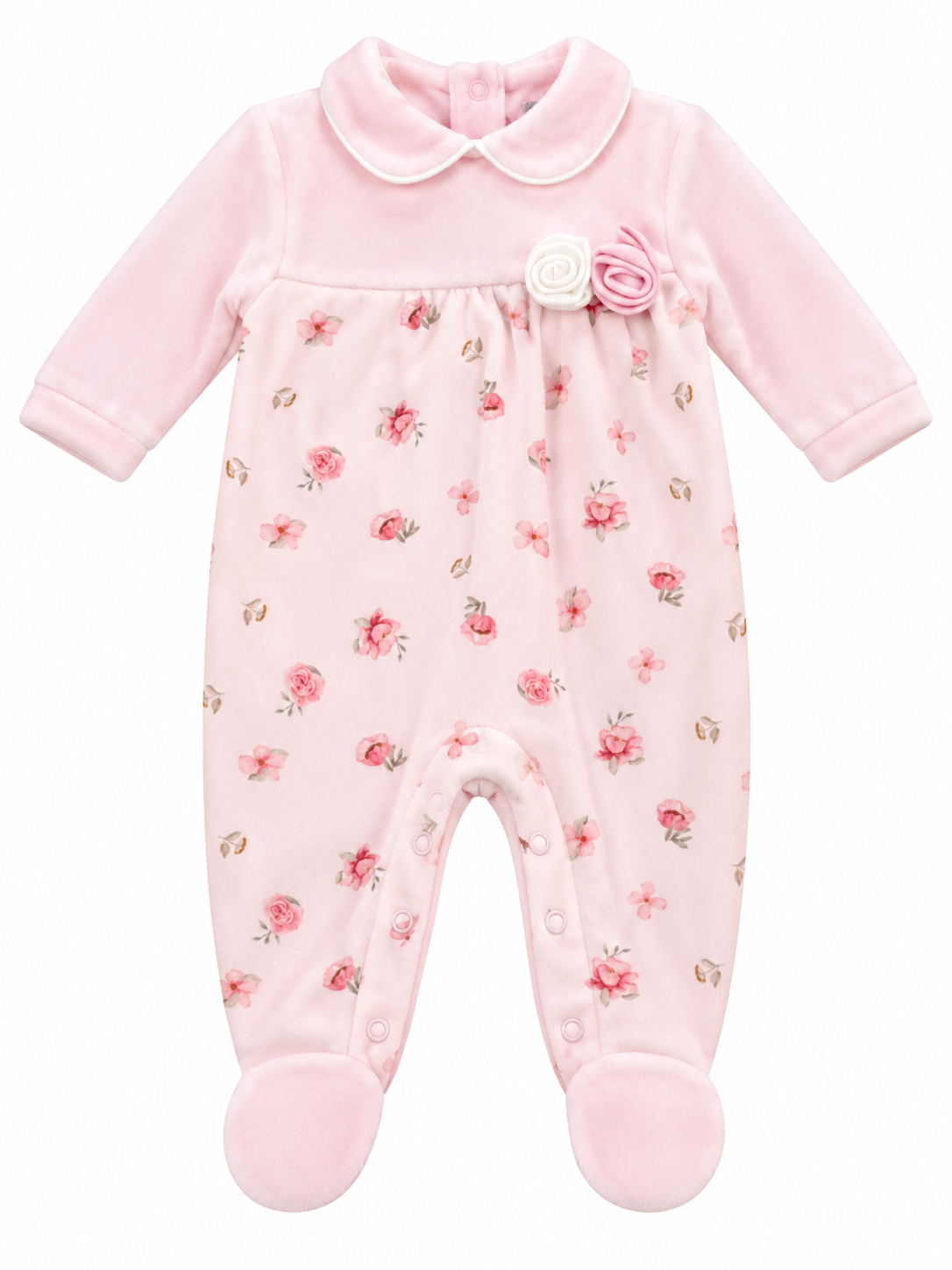 Tutina pastello ciniglia rose 26a