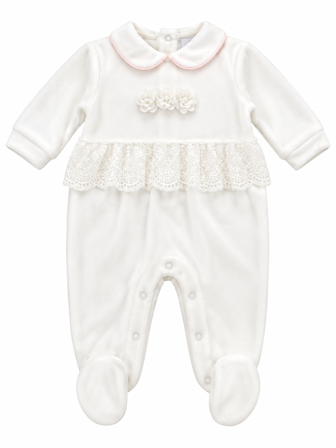 Tutina in ciniglia neonata PASTELLO