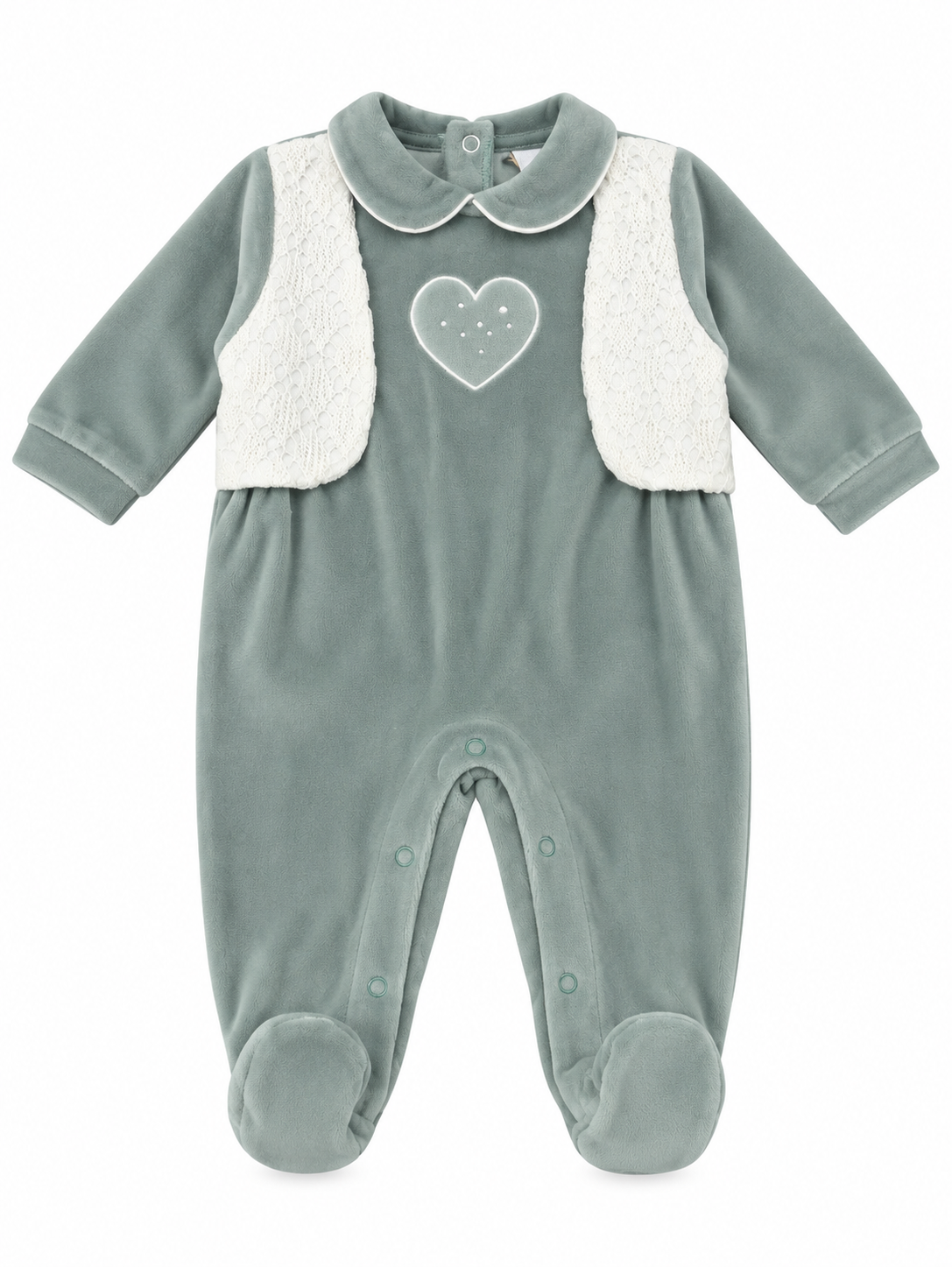Tutina in ciniglia neonata PASTELLO 24a