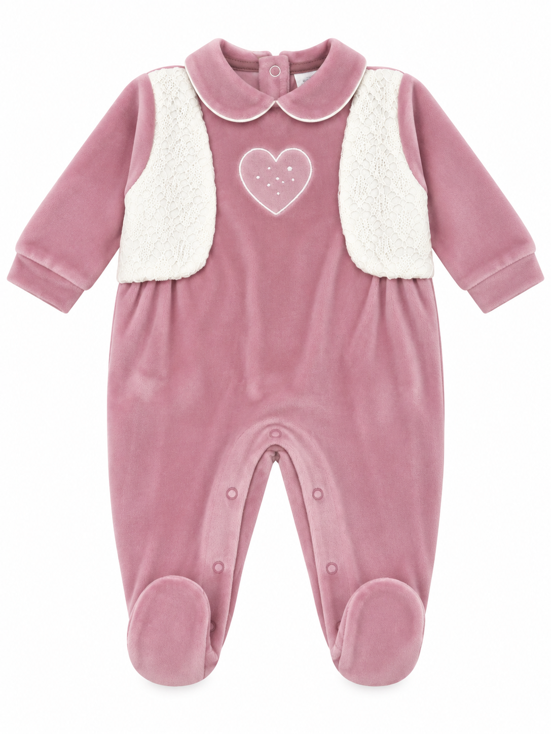 Tutina in ciniglia neonata PASTELLO 24a