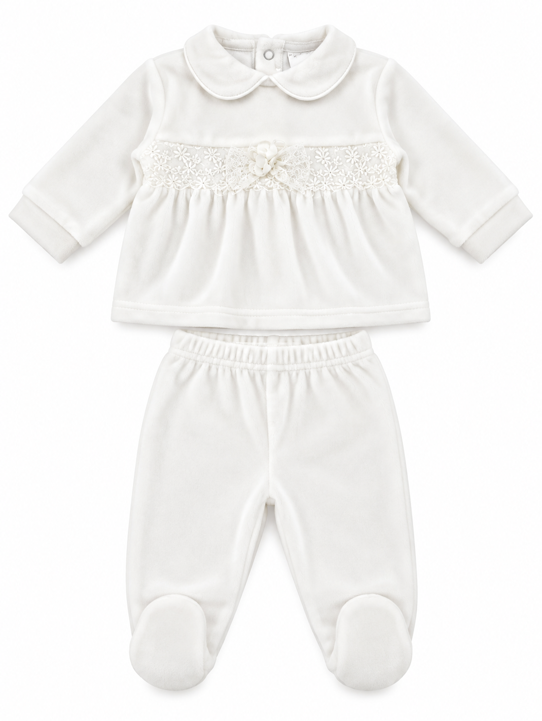 Completo clinico in ciniglia neonata PASTELLO 25a