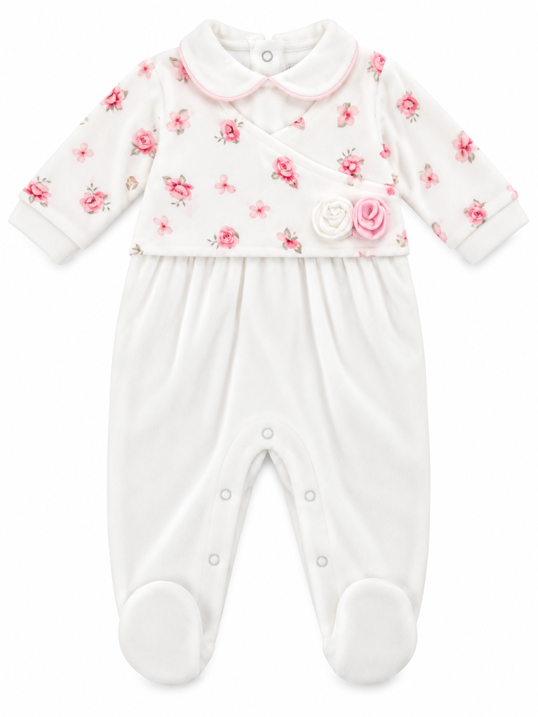 Tutina in ciniglia neonata PASTELLO 26a