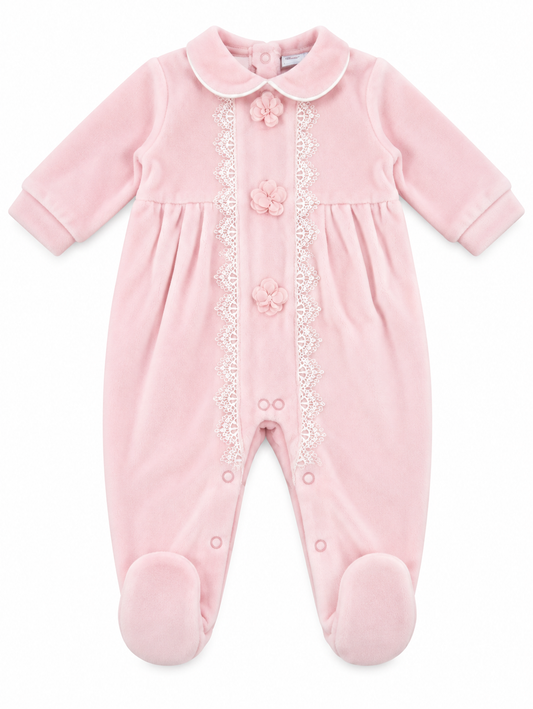 Tutina in ciniglia neonata PASTELLO 25a