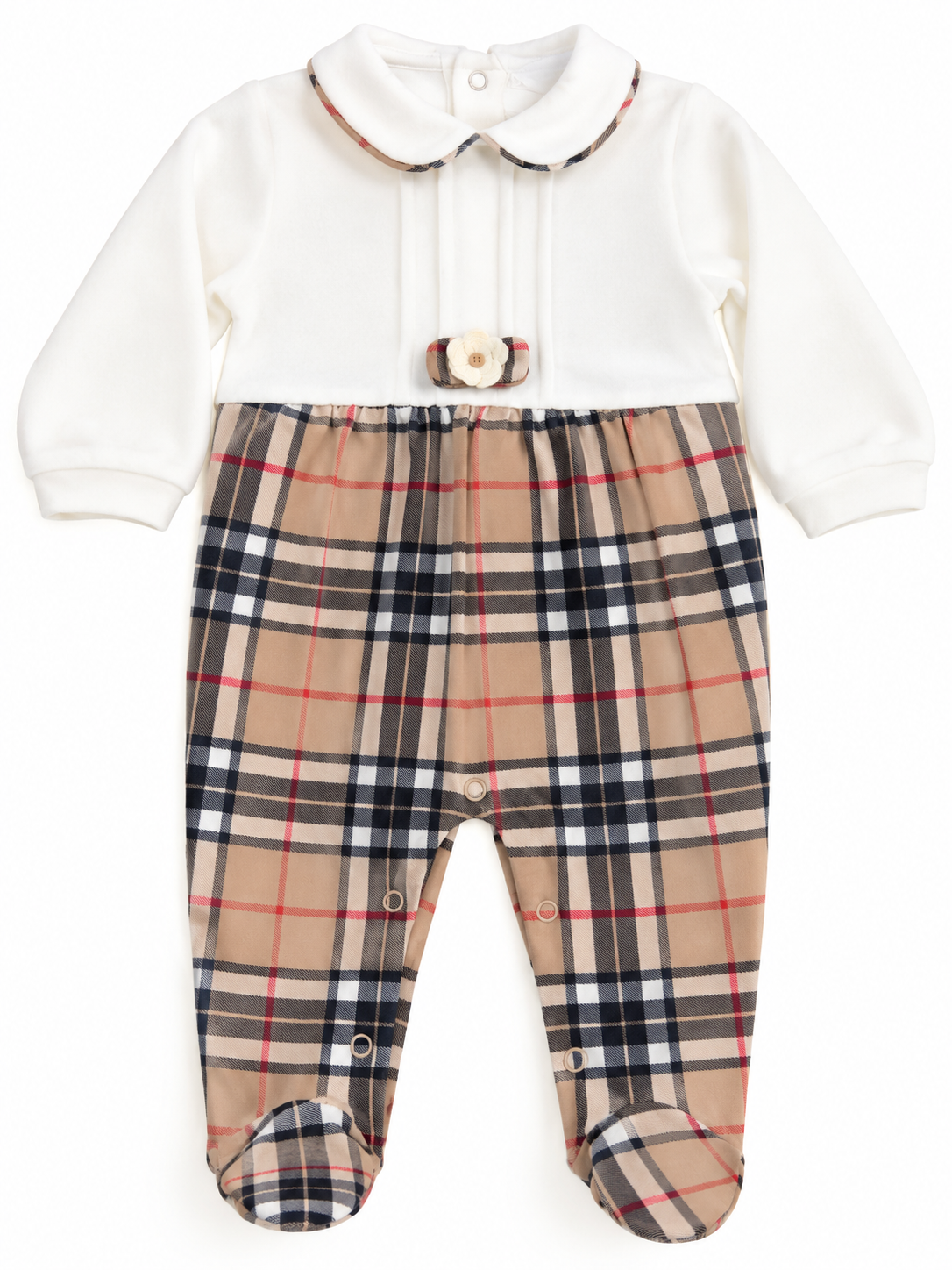 Tutina  in ciniglia neonata PASTELLO 28a