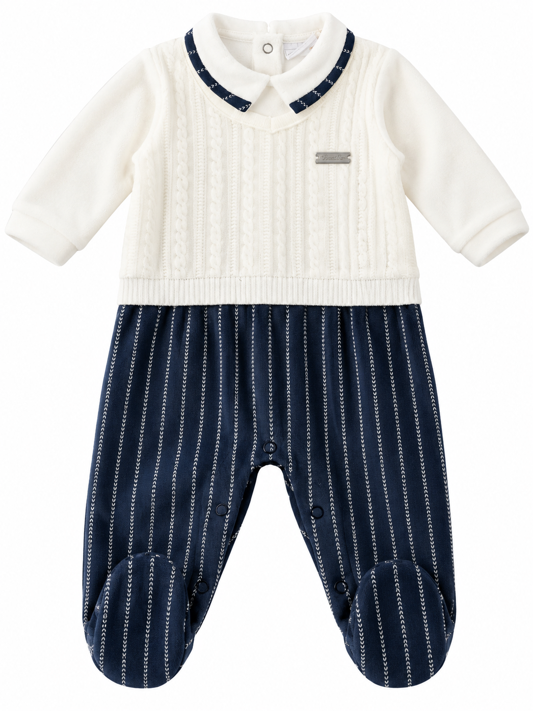 Tutina in ciniglia neonato PASTELLO 31a