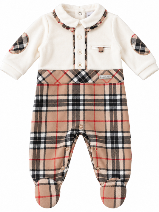 Tutina in ciniglia neonato PASTELLO 28a