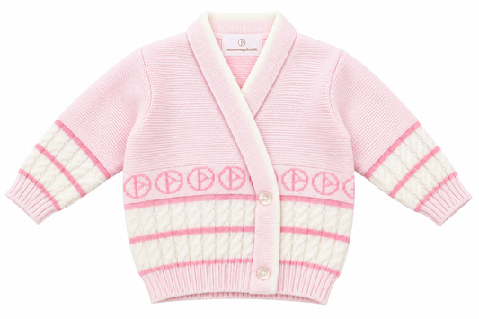Cardigan Neonato Nazareno Gabrielli in misto lana