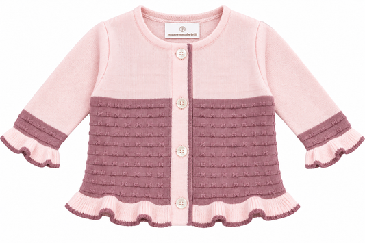 Cardigan Neonato Nazareno Gabrielli in misto lana