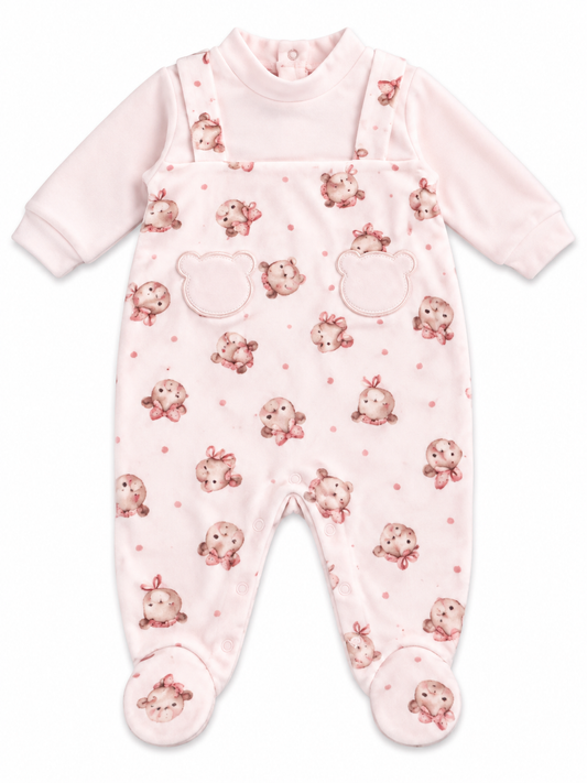 Tutina in caldo cotone neonata caldo cotone pastello