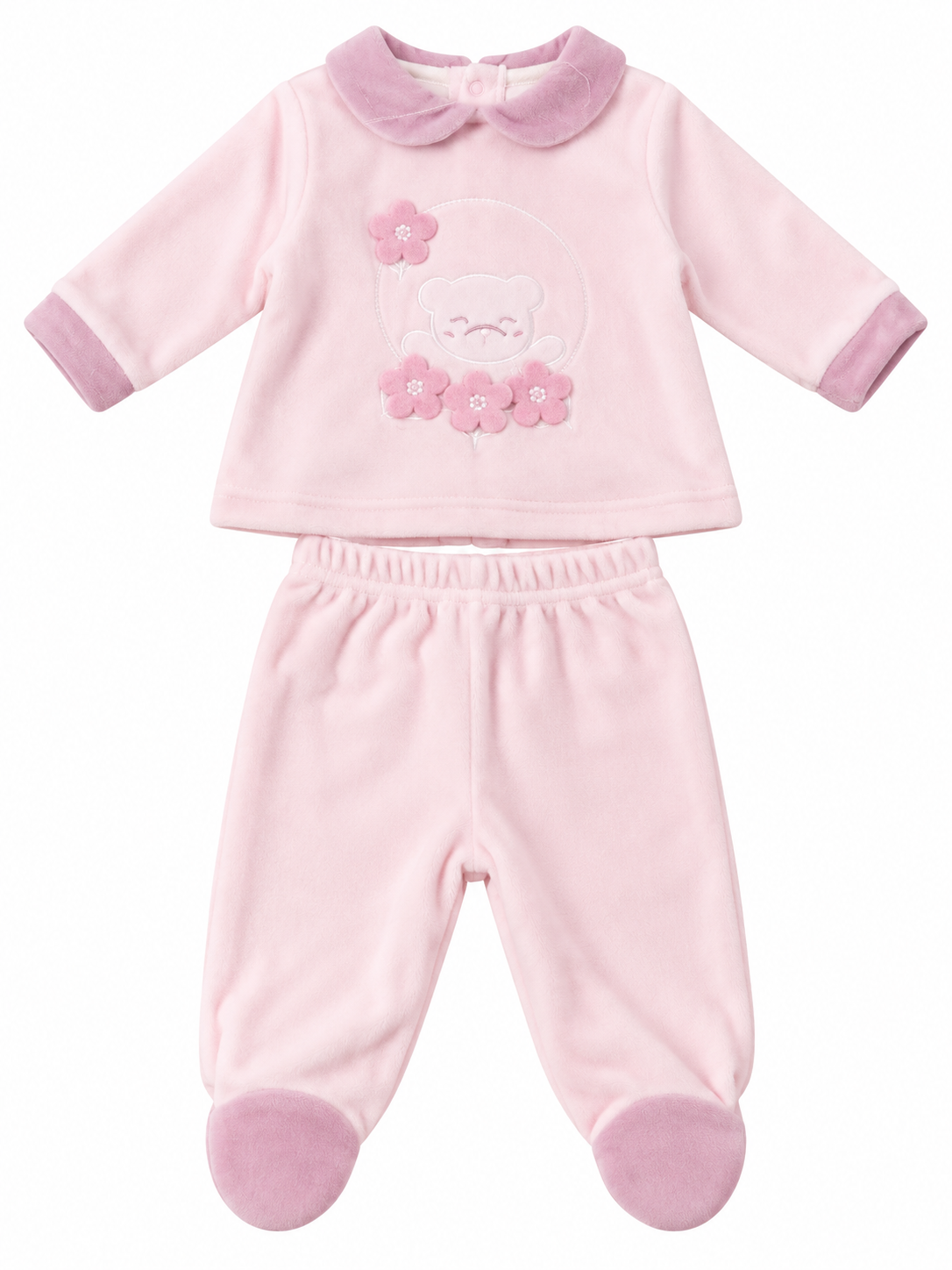 Completo clinico in ciniglia neonata Batuffolini 549