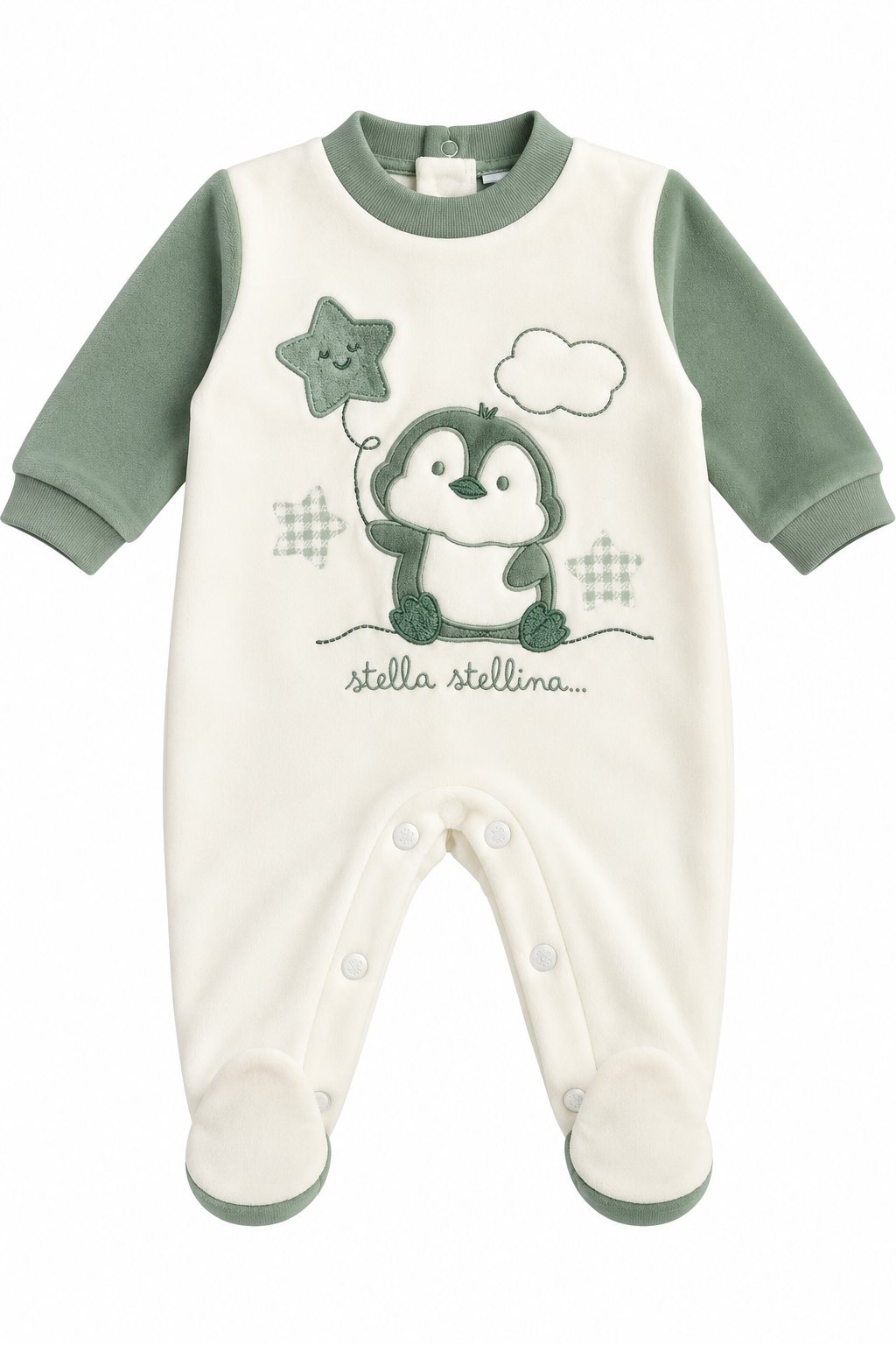 Tutina in caldo cotone neonato ELLEPI