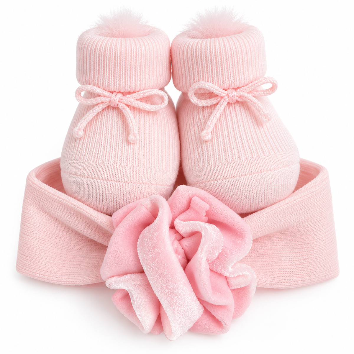 Set Neonata Scarpine e Fascia