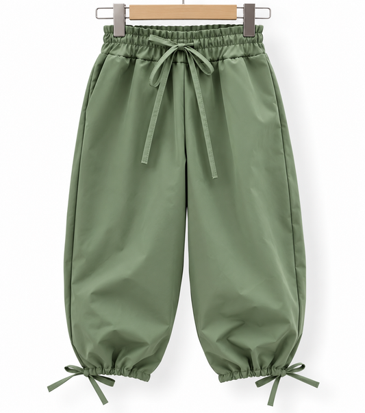 Pantalone Jogger con Coulisse e Fondo Regolabile