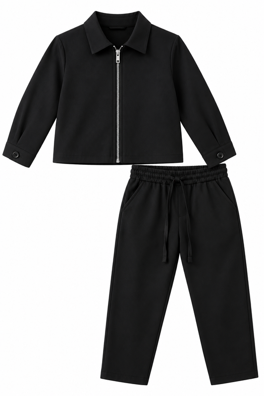 Completo Bambino Giacca con Zip e Pantalone