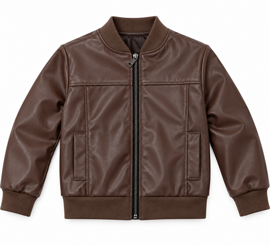 Giubbino Bomber in Ecopelle