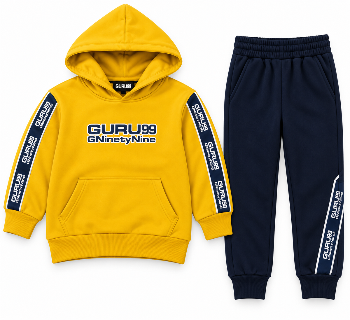 Tuta Bambino GURU Sportiva Felpata con Felpa e Pantalone 0012