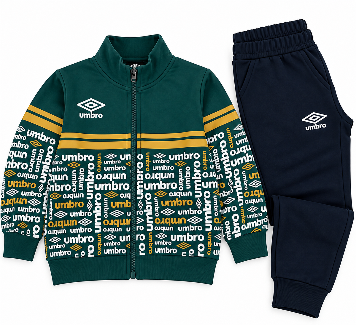 Tuta Bambino UMBRO Sportiva Felpata con Felpa e Pantalone 21533