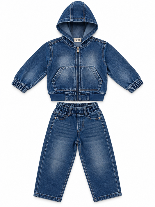 Coordinato denim bimbo 6131