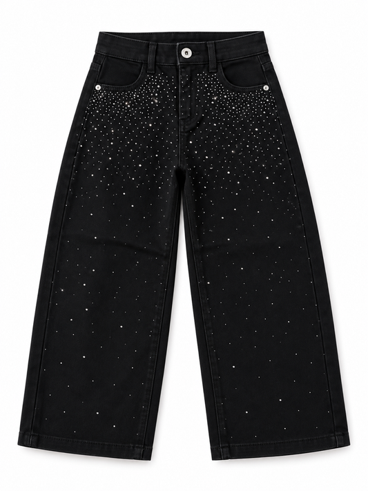 Jeans balloon brillantinato 344