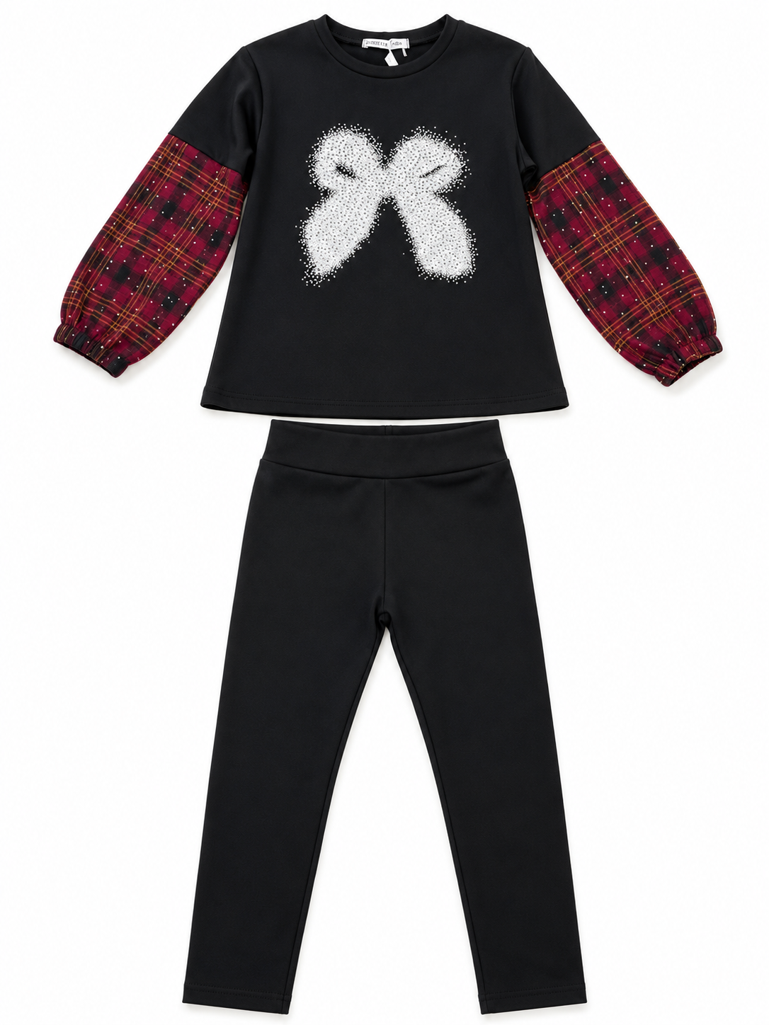 Coordinato fiocco scozzese 793