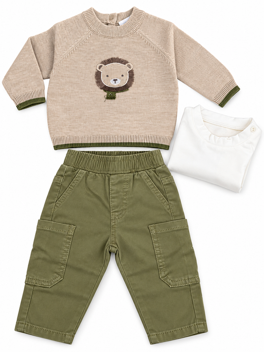 Coordinato 3 pezzi leoncino 8700