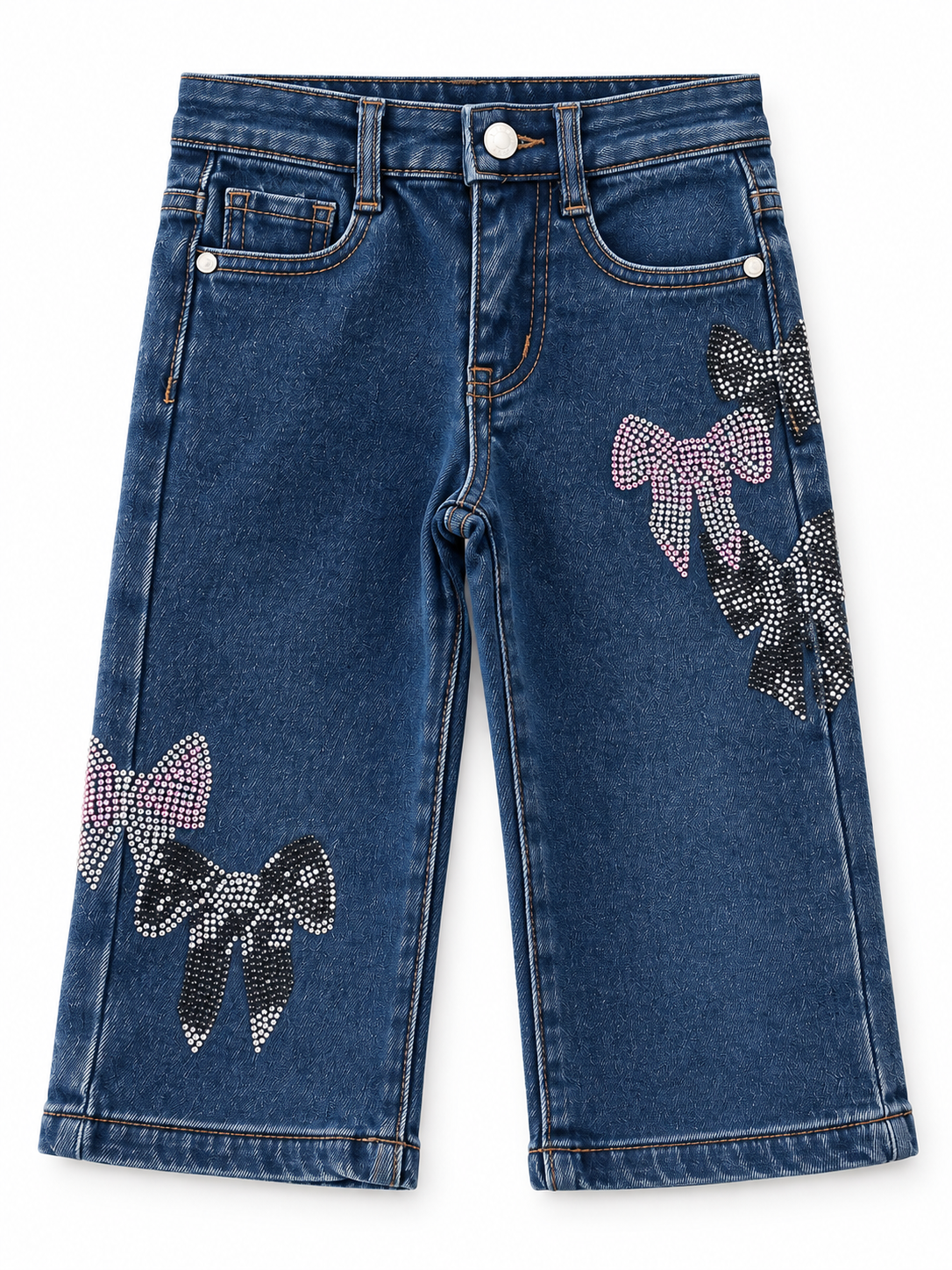 Jeans fiocco neonata 7276