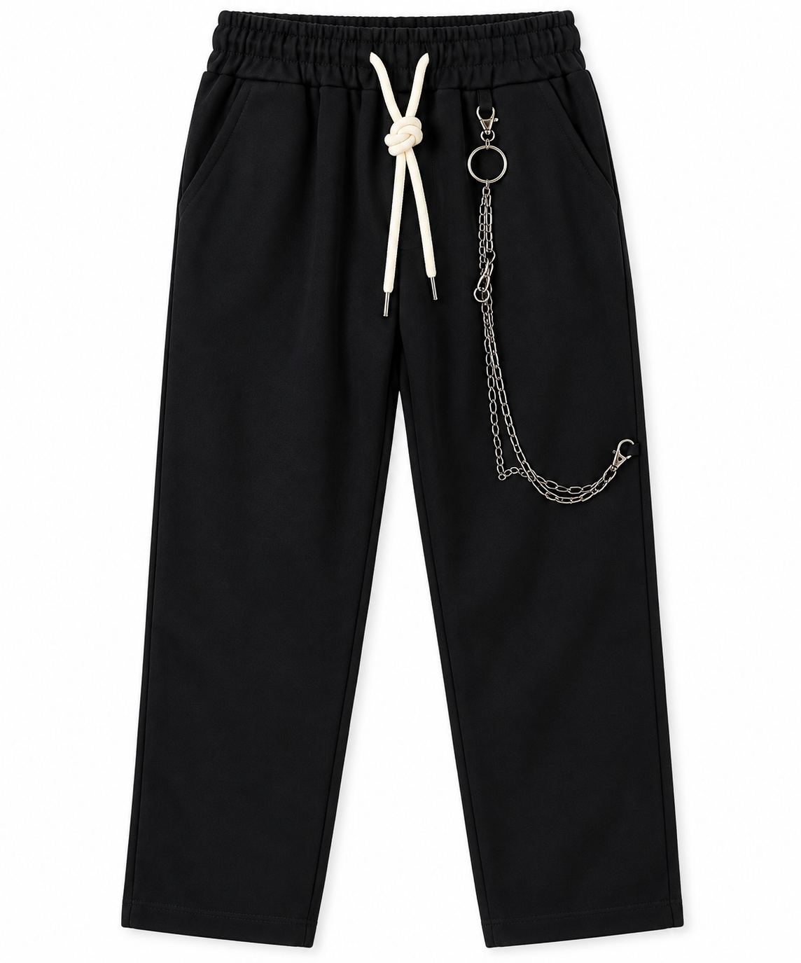 Pantalone Bambino con Coulisse e Catena Decorativa 2020
