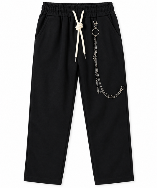 Pantalone Bambino con Coulisse e Catena Decorativa 2020