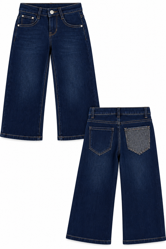 Jeans tasca brillantinata 175