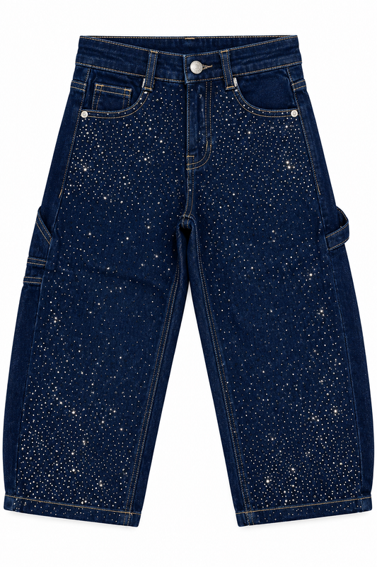 Jeans brillantinato balloon 1116