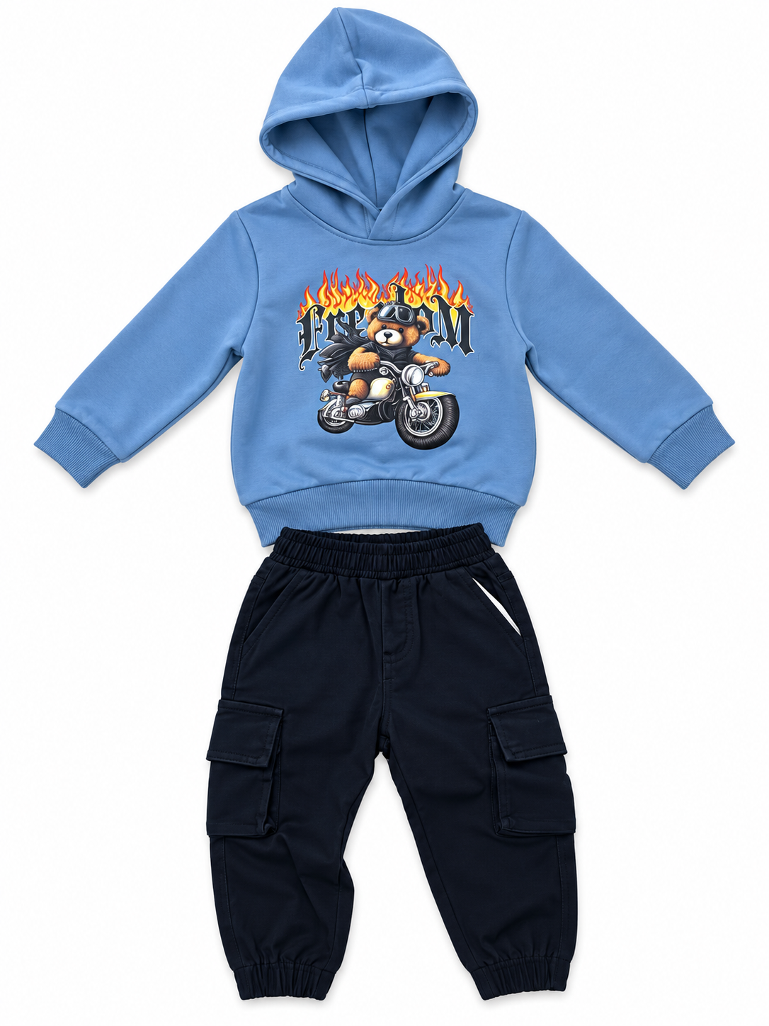 Completo Teddy cargo neonato