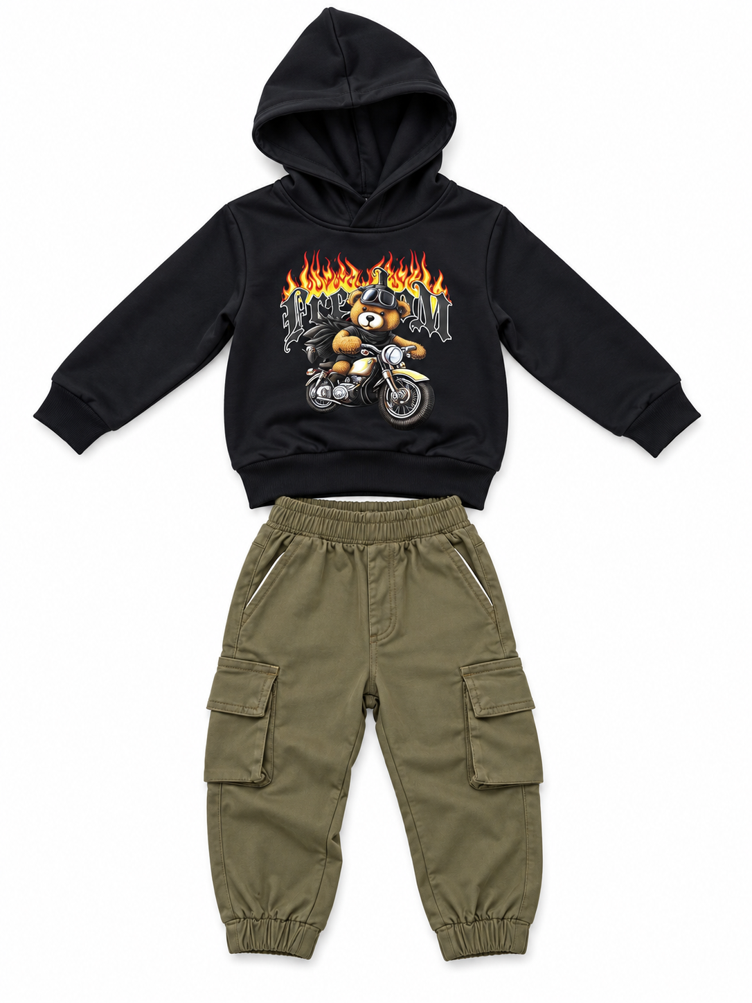 Completo Teddy cargo neonato
