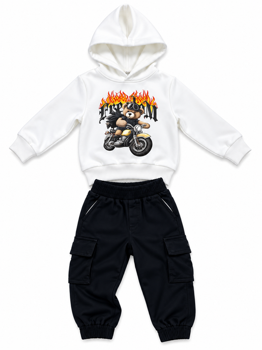 Completo Teddy cargo neonato