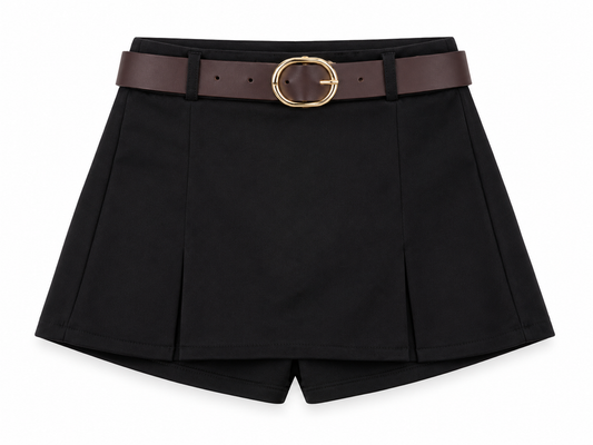 PantaGonna nero con cintura bambina