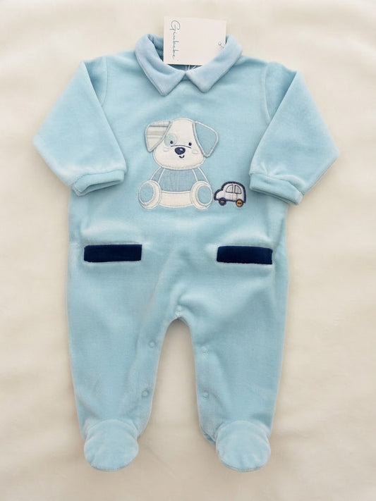 Tutina neonato 0109 ciniglia Giubebè