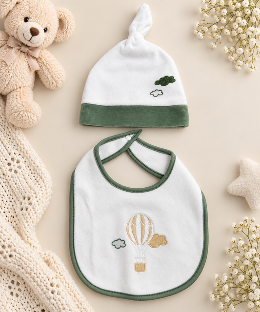 Set cappellino e bavaglino 0072