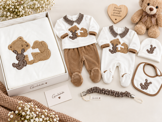 Coordinato 5 pezzi Teddy