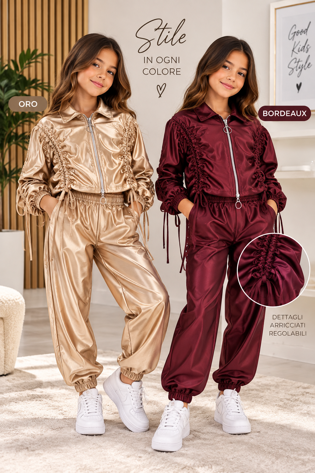 Tuta lurex bimba 26531