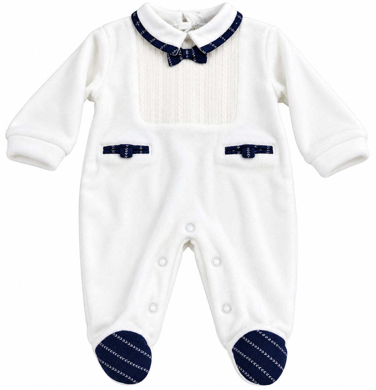 Tutina in ciniglia neonato PASTELLO 31a