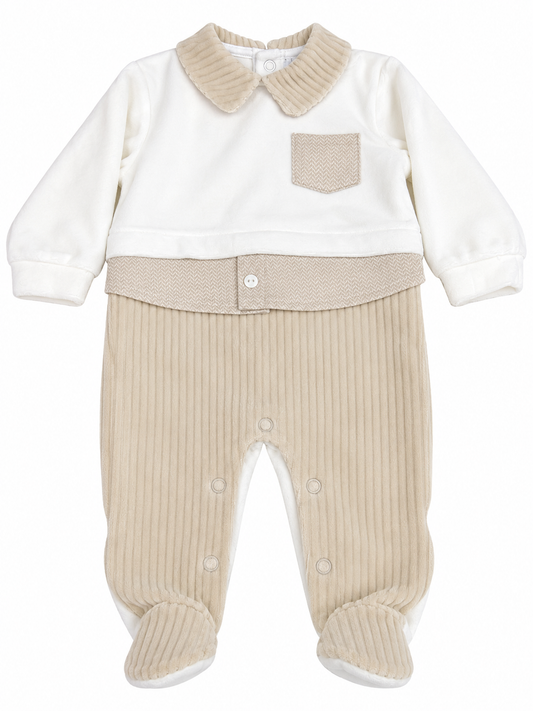 Tutina in ciniglia neonato PASTELLO 32a