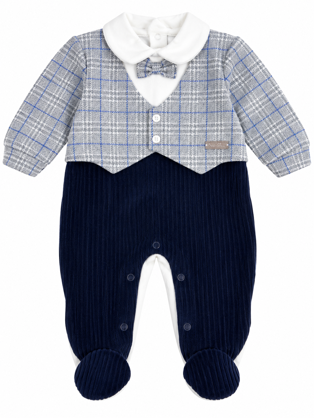 Tutina in ciniglia neonato PASTELLO 32a