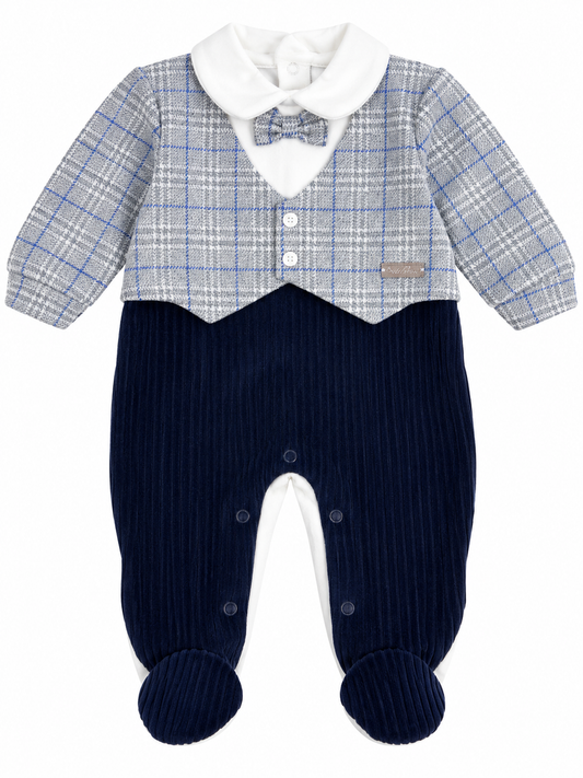 Tutina in ciniglia neonato PASTELLO 32a