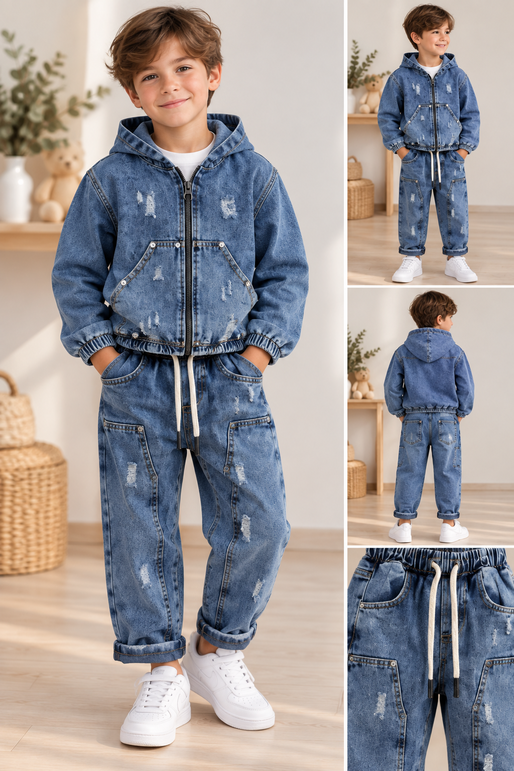 Completo denim ragazzo