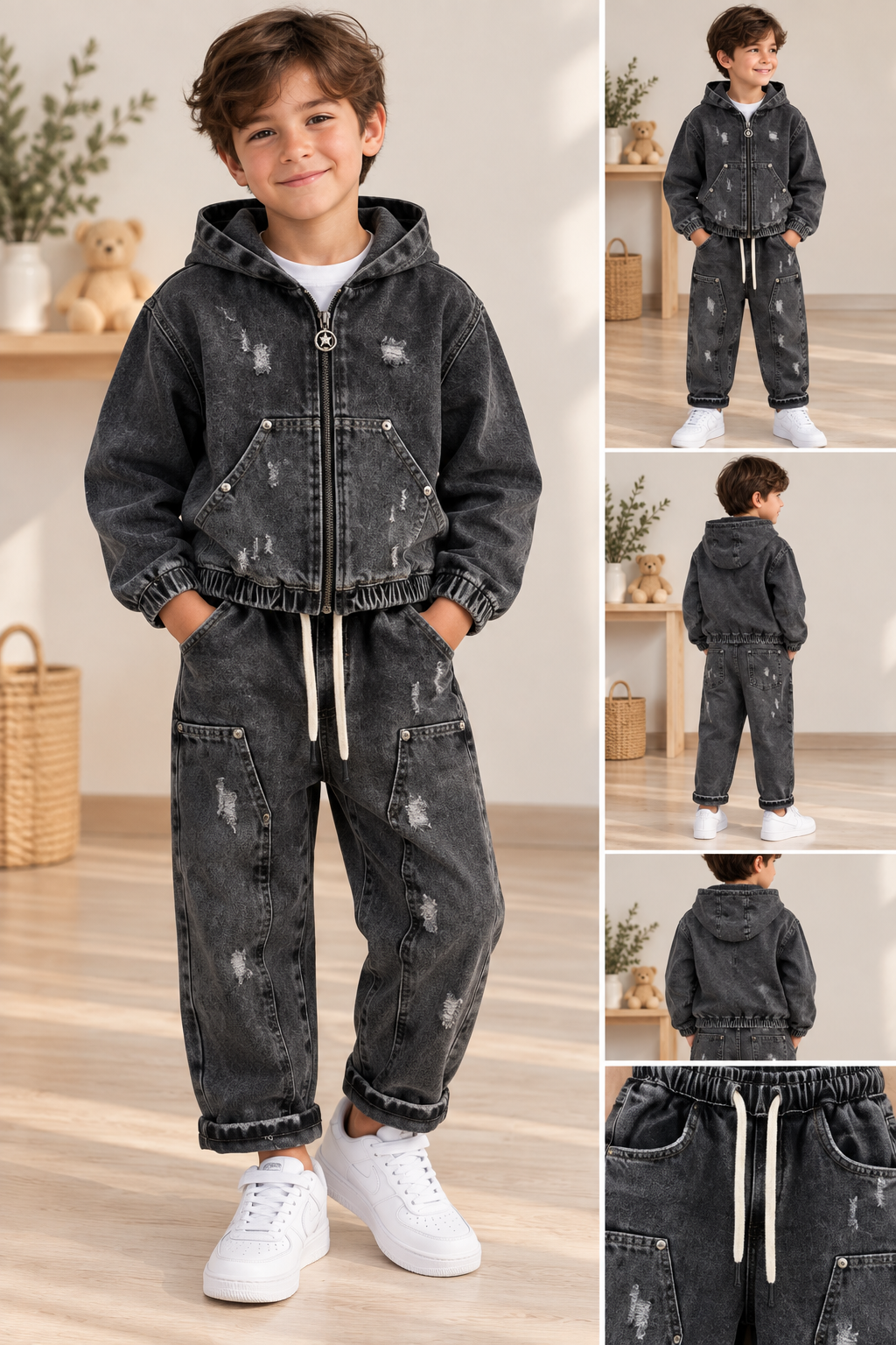Completo denim ragazzo